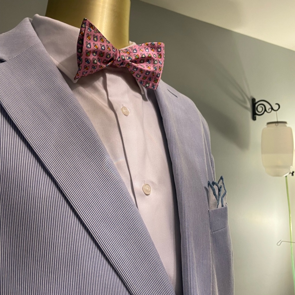 NWOT 100% SILK self-tie bow tie